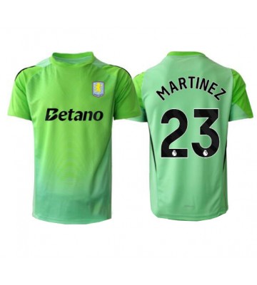 Aston Villa Emiliano Martinez #23 Målmand Udebanetrøje 2025-26 Kortærmet